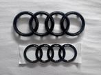 Zwarte Audi Logo Set – Glans Zwart, Auto-onderdelen, Ophalen of Verzenden, Nieuw, Audi