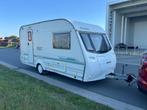 Hylander Design 410 met voortent, luifel en mover!, Caravans en Kamperen, Caravans, Overige merken, Standaardzit, Tot en met 2