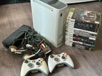 XBOX 360 met spellen en 2 controllers, Spelcomputers en Games, 360 S, Met 2 controllers, Ophalen of Verzenden, Zo goed als nieuw