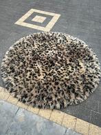Vloerkleed Safari Rond Brown ø160 cm, Ophalen, Gebruikt, 100 tot 150 cm, Bruin