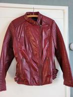 Rood leer jasje L, Kleding | Dames, Jassen | Zomer, Ophalen of Verzenden, Zo goed als nieuw, Rood