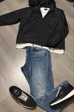 Prada re nylon jas pet en sneakers, Kleding | Heren, Ophalen of Verzenden