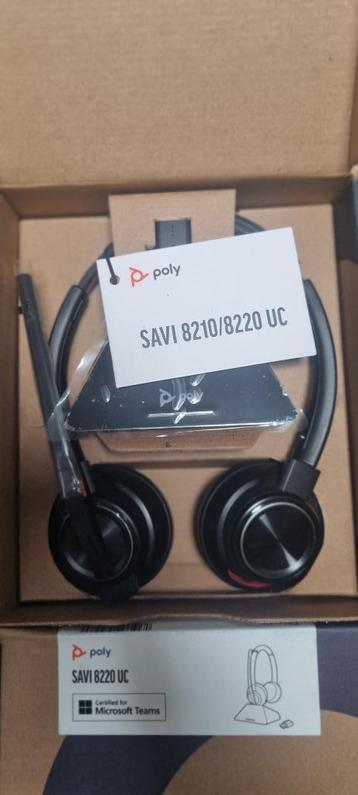 Headset - Poly Savi 8220 UC – Nieuw in doos (4 stuks) beschikbaar voor biedingen
