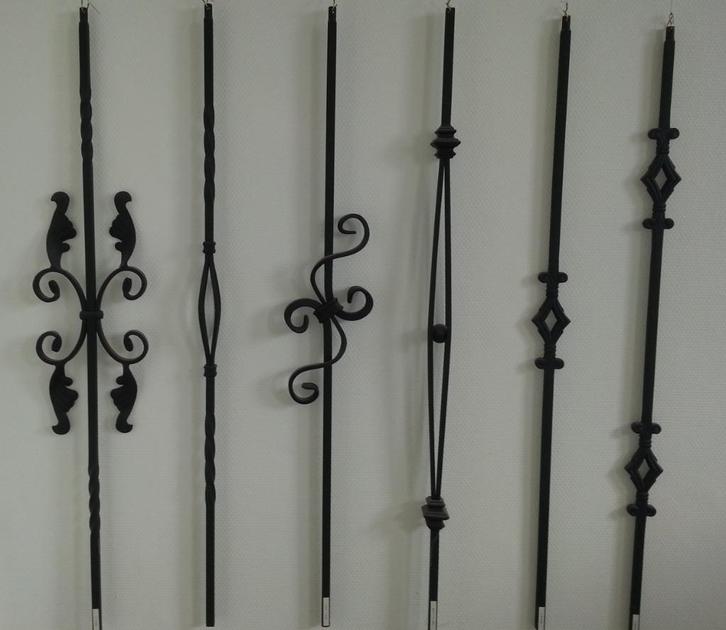 div trapspijlen metaal vierkant zwart trap hek sierspijlen, Huis en Inrichting, Woonaccessoires | Overige, Nieuw, Ophalen