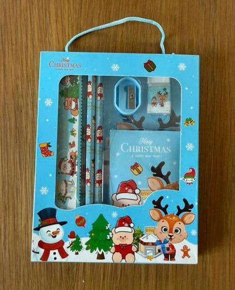 Tainini Koreaans Kerst schrijfwarenset 2003 - kawaii, Diversen, Schrijfwaren, Nieuw, Ophalen of Verzenden