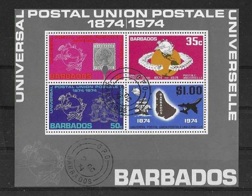 Barbados Michel blok 5 gestempeld  UPU, Postzegels en Munten, Postzegels | Amerika, Gestempeld, Midden-Amerika, Ophalen of Verzenden