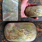 Groot model Antiek 19th eeuwse parelmoeren portemonnee beurs, Antiek en Kunst, Antiek | Goud en Zilver, Verzenden