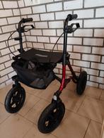 Mooie, degelijke rollator. Rood. Met luchtbanden., Ophalen, Gebruikt