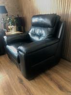 Leren Elektrische Relaxfauteuil, Huis en Inrichting, Fauteuils, Ophalen, Zo goed als nieuw, 75 tot 100 cm, 100 tot 125 cm