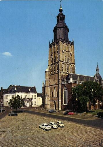 Zutphen, St. Walburgskerk met Stadhuis - VW-kever - 1977 gel beschikbaar voor biedingen