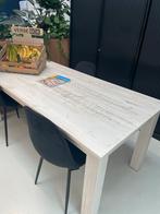 Eetkamertafel met 4 stoelen, Huis en Inrichting, Tafels | Eettafels, Ophalen, 50 tot 100 cm, Zo goed als nieuw, Vijf personen of meer
