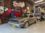Volkswagen Golf G60 Cabriolet, Auto's, Voorwielaandrijving, Zwart, 4 cilinders, Leder