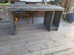 Game bureau steigerhout, Ophalen of Verzenden, Nieuw