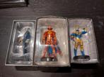DC Comics Marvel figuren in vitrinedoosjes 3 stuks, Ophalen of Verzenden, Zo goed als nieuw, Actiefiguur of Pop