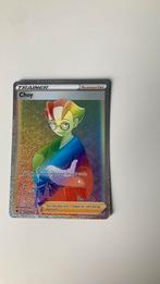 Choy regenboog, Hobby en Vrije tijd, Verzamelkaartspellen | Pokémon, Foil, Ophalen of Verzenden, Losse kaart, Zo goed als nieuw