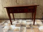 Vintage sidetable bijzettafeltje met lades, Huis en Inrichting, Tafels | Sidetables, Ophalen, Gebruikt, 25 tot 50 cm, Rechthoekig