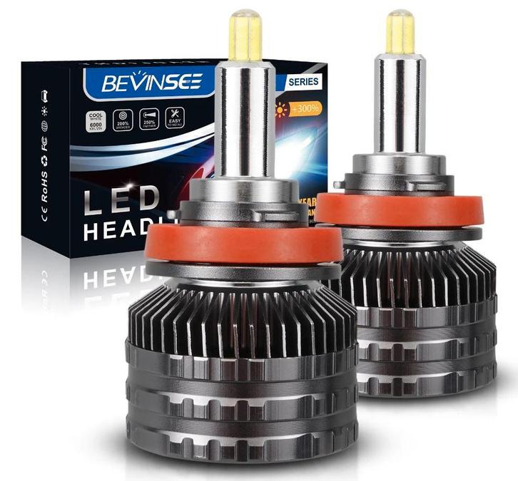 Bevinsee H1 LED Headlight Bulbs, Auto-onderdelen, Verlichting, Nieuw, Ophalen of Verzenden