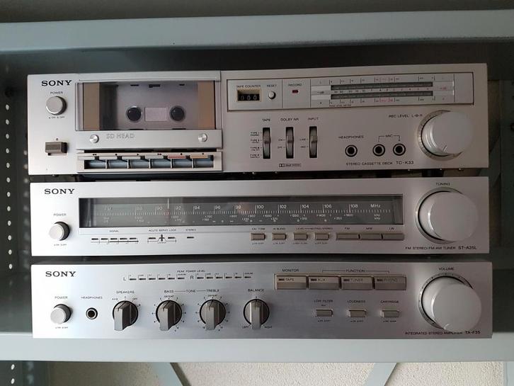 Sony componenten 1982. Verzamelaar., Audio, Tv en Foto, Stereo-sets, Ophalen