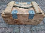 Vintage Duitse Houten "Militaire" Kist, Antiek en Kunst, Ophalen
