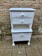 Witte (nacht) kastjes, Huis en Inrichting, Kasten | Overige, Ophalen, Zo goed als nieuw