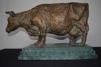 bronze koe beeld, Ophalen, Brons