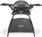 Weber Q 2400 elektrische barbecue met onderstel - dark grey, Ophalen of Verzenden, Nieuw, Weber