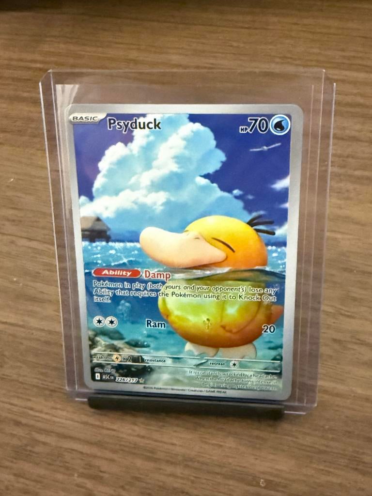 Psyduck Ascended Heroes Pokémon Kaart, Ophalen of Verzenden, Zo goed als nieuw, Losse kaart, Foil