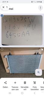 Condensor Peugeot 307 1.6 16V NFU 6455AA, Ophalen, Gebruikt, Peugeot