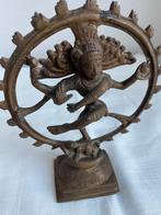 Bronzen Shiva Nataraja beeld – Hindoe – India – 16 cm, Ophalen of Verzenden