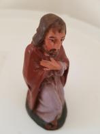 Vintage Jozef kerststal papier maché 8 cm, Diversen, Kerst, Ophalen of Verzenden