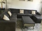 Hoekbank - Gebruikt, Huis en Inrichting, Gebruikt, 100 tot 125 cm, Hoekbank, 300 cm of meer