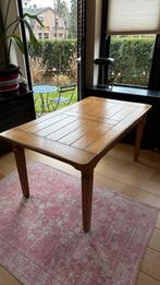 Mooie sfeervolle houten tafel (160x90x80), Huis en Inrichting, Tafels | Eettafels, Ophalen, Gebruikt, 200 cm of meer, 50 tot 100 cm