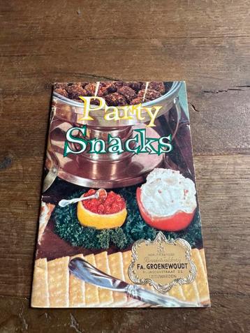 Party Snacks - Kookboek Hapjes beschikbaar voor biedingen