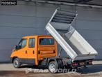 Iveco Daily 35C21 3 zijdige Kipper Dubbel Cabine 210PK 3.0L, Auto's, Automaat, Stof, Euro 6, Iveco