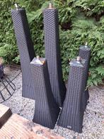 Olie tuinlampen x5, Tuin en Terras, Ophalen, Kunststof, Minder dan 50 watt, Vloerlamp