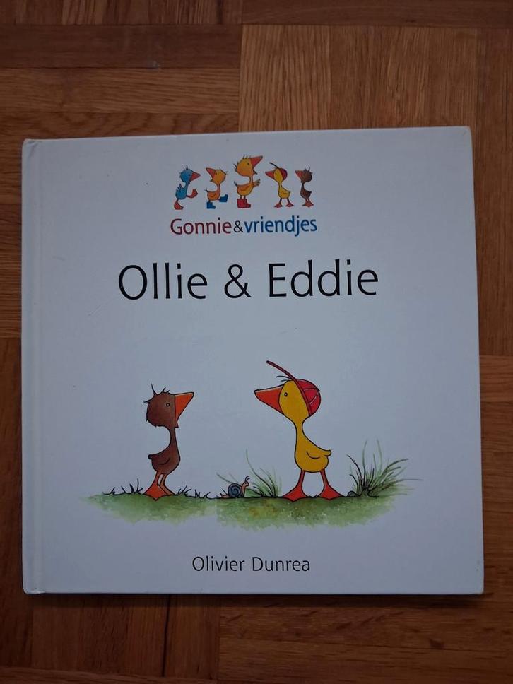 Gonnie & Vriendjes: Ollie & Eddie - Kinderboek, Boeken, Kinderboeken | Baby's en Peuters, Zo goed als nieuw, 1 tot 2 jaar, Uitklap-, Voel- of Ontdekboek