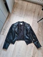 bikerjack, Kleding | Dames, Jassen | Winter, H&M, Zwart, Maat 42/44 (L), Ophalen of Verzenden