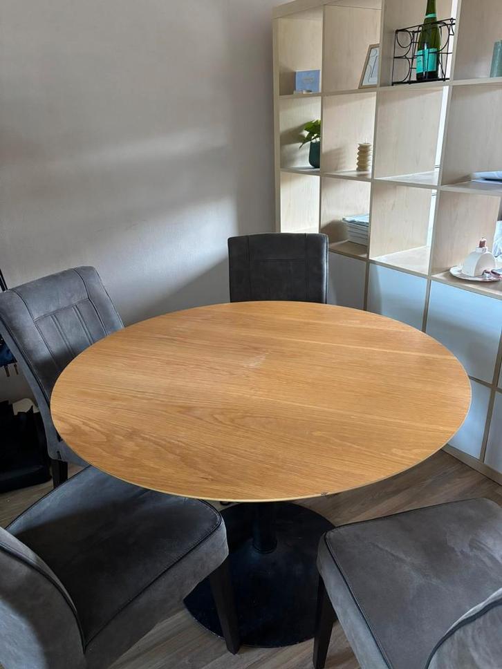 Beukenhouten eettafel - Ideaal voor kleinere ruimtes, Huis en Inrichting, Tafels | Salontafels, Gebruikt, 50 tot 75 cm, 100 tot 150 cm