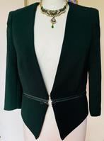 Donkergroene colbert, Ophalen of Verzenden, Zo goed als nieuw, Maat 38/40 (M), Groen