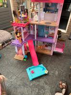 Mattel barbiehuis compleet, Kinderen en Baby's, Speelgoed | Poppenhuizen, Ophalen of Verzenden, Zo goed als nieuw