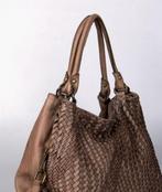 Vintage Republic gevlochten leren tas, Sieraden, Tassen en Uiterlijk, Tassen | Damestassen, Ophalen of Verzenden, Nieuw, Bruin