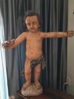 18e eeuwse putti # antieke houten engel antiek cherubs angel, Ophalen