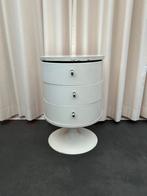 Space Age Cilinder Ladekastje '70, Huis en Inrichting, Kasten | Ladekasten, Gebruikt, Ophalen of Verzenden, 3 of 4 laden, Minder dan 25 cm