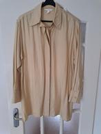 H&M blouse beige, lang model - M, Beige, Maat 38/40 (M), H&M, Ophalen of Verzenden