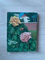 Klein olieverf schilderij op canvas, Antiek en Kunst, Kunst | Schilderijen | Klassiek, Ophalen of Verzenden