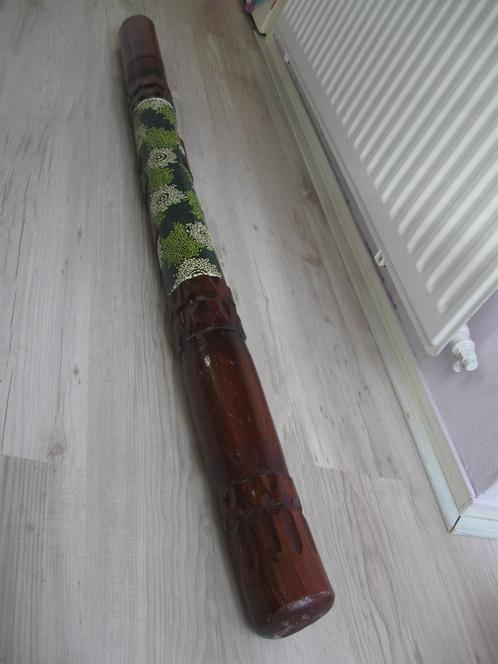 Mooie DIDGERIDOO 120 cm lang goede staat, Muziek en Instrumenten, Blaasinstrumenten | Didgeridoos, Gebruikt, Ophalen of Verzenden