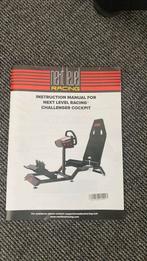 Playseat Next level racing met Logitech T150 pro, Computers en Software, Joysticks, Ophalen, Zo goed als nieuw, Logitech racestuur