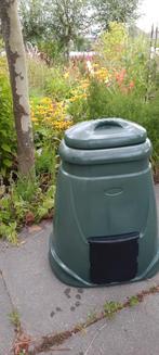 Compostbak schoon + deksel + openingsschuif + roerspaan met!, Ophalen, Gebruikt