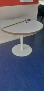 Rondetafel/tafel rond/ creme wit 100cm, Ophalen, Gebruikt