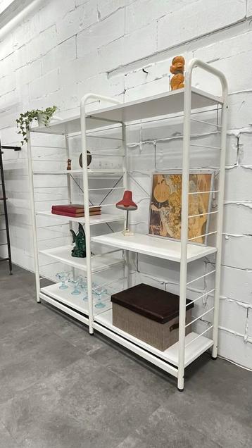 Vintage Niklas Ikea Look Boekenkast Wandkast Wit beschikbaar voor biedingen